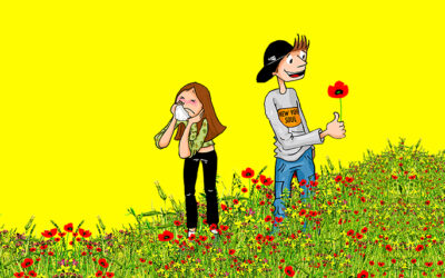 Nueva tira cómica de Symetrías: El mes de las flores